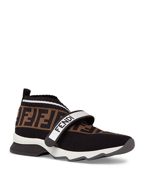 fendi ff knit sneakers|Fendi designer high top sneakers.